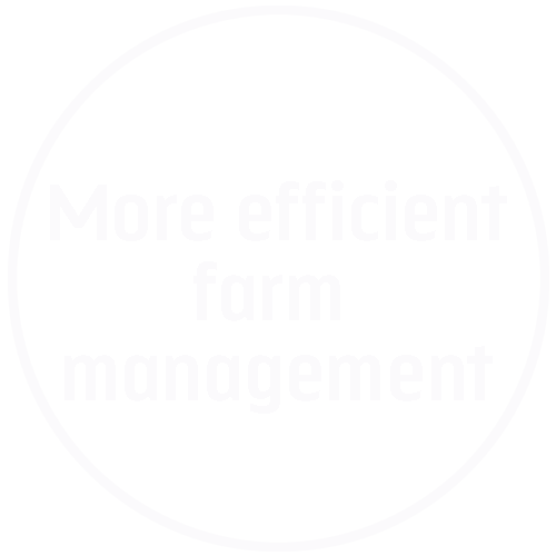 More efficient farm management